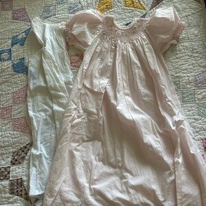 Remember Nguyen Little Girls Smocked Pink Dress